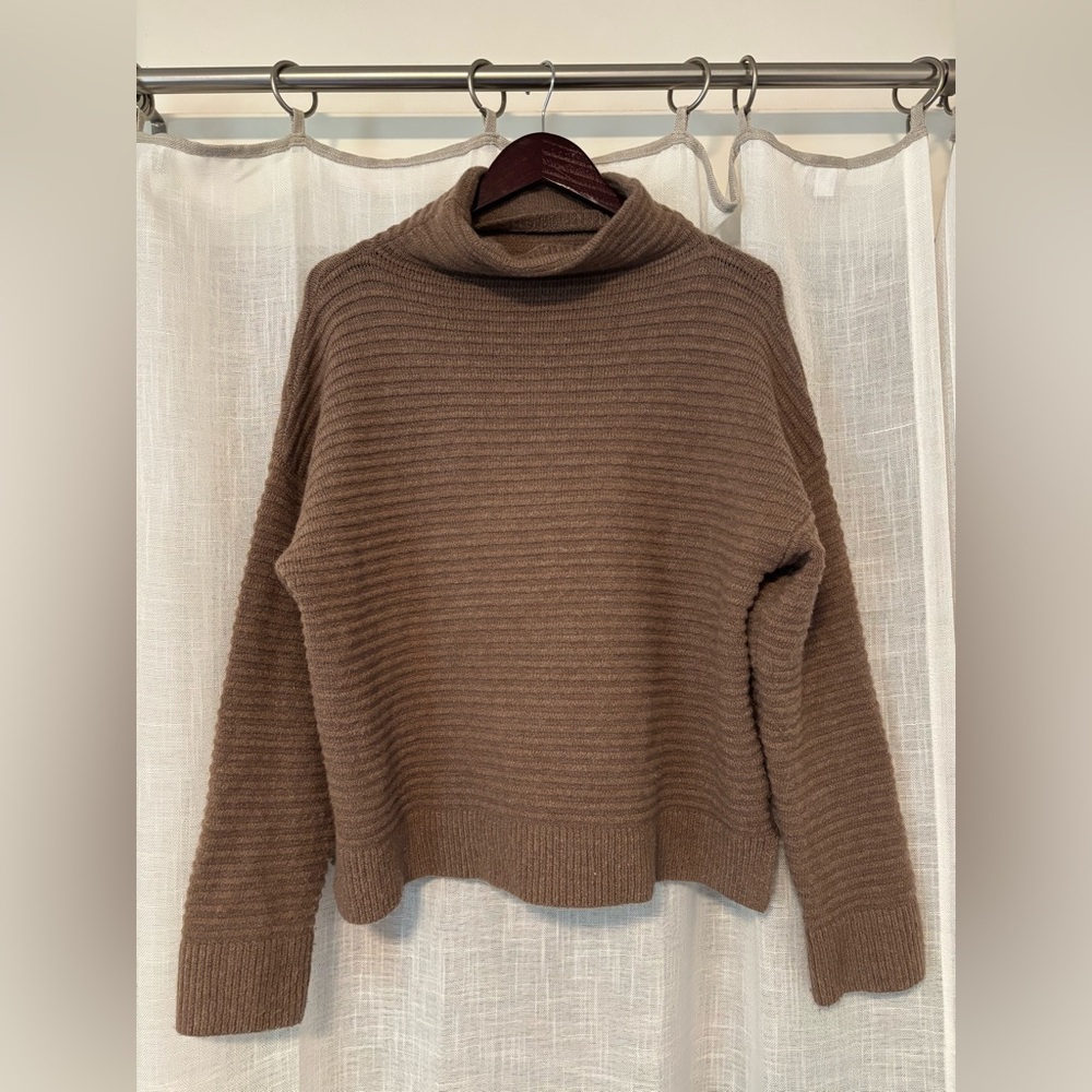 Madewell Camel Knit Pullover